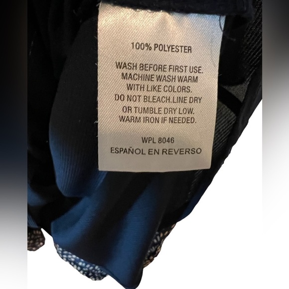 Maison Jules mini dress, Medium, speckled pattern, faux wrap dress - Picture 6 of 7